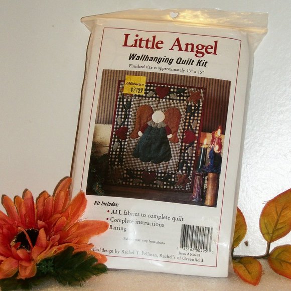 LITTLE ANGEL Wallhanging Quilt Kit NIP by Rachel Pellman - Picture 1 of 9